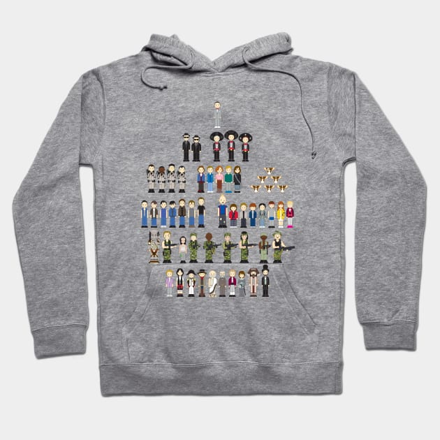 Counting in the 80s Hoodie by C_Squared_Designs